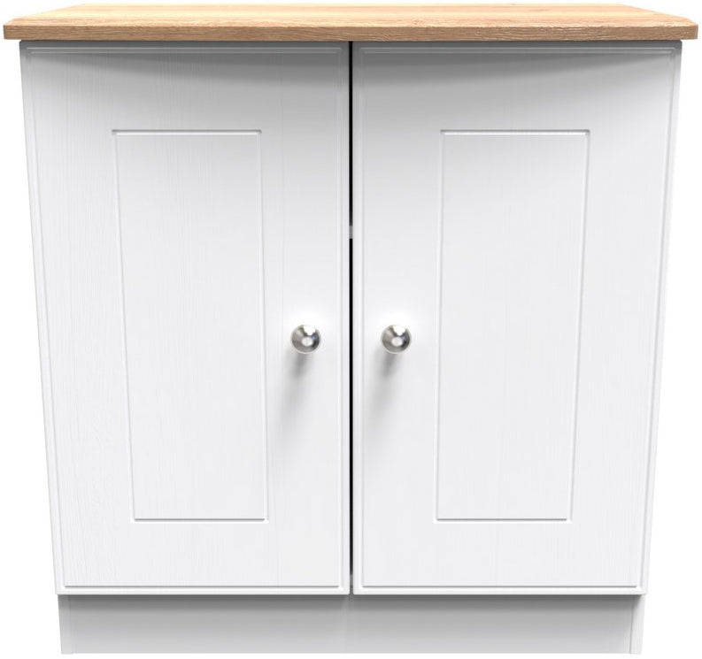 Victoria 2 Door Sideboard with Riviera Oak Top