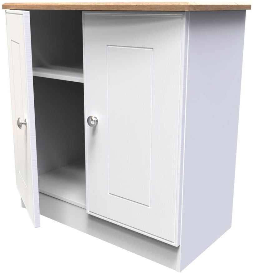 Victoria 2 Door Sideboard with Riviera Oak Top