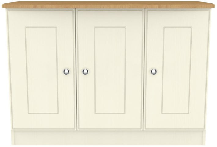 Victoria 3 Door Sideboard with Riviera Oak Top