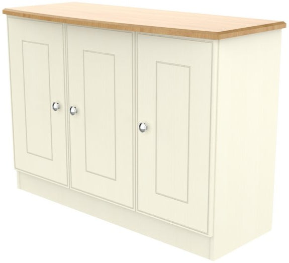 Victoria 3 Door Sideboard with Riviera Oak Top