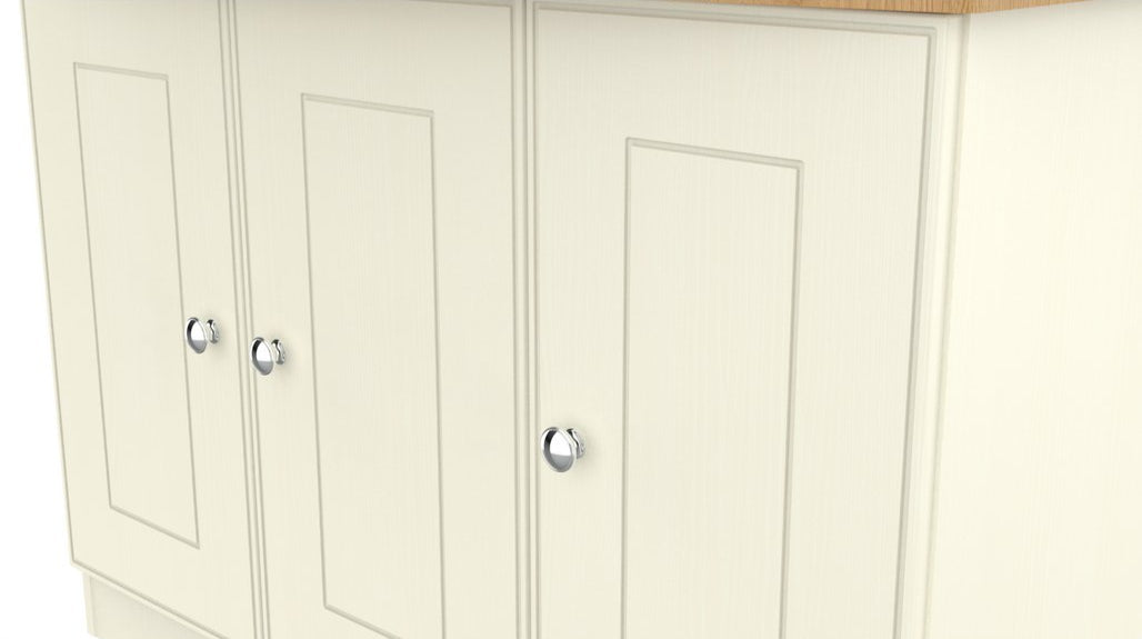 Victoria 3 Door Sideboard with Riviera Oak Top