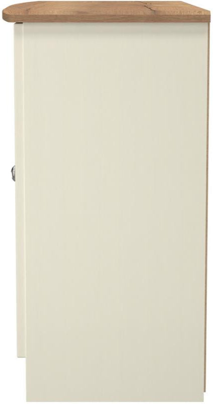 Victoria 3 Door Sideboard with Riviera Oak Top