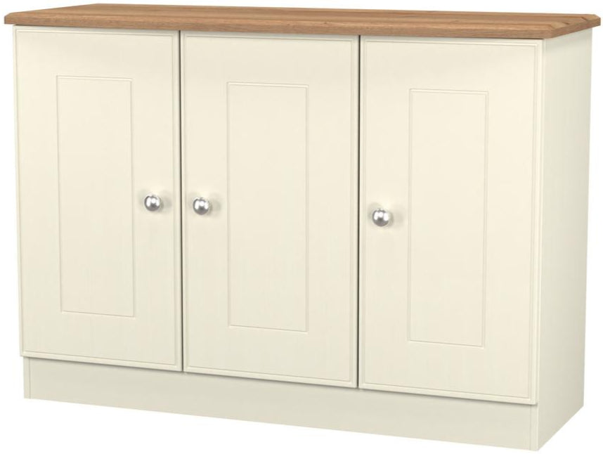 Victoria 3 Door Sideboard with Riviera Oak Top