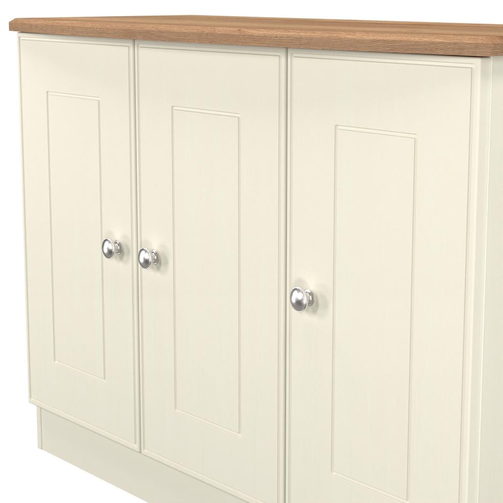 Victoria 3 Door Sideboard with Riviera Oak Top