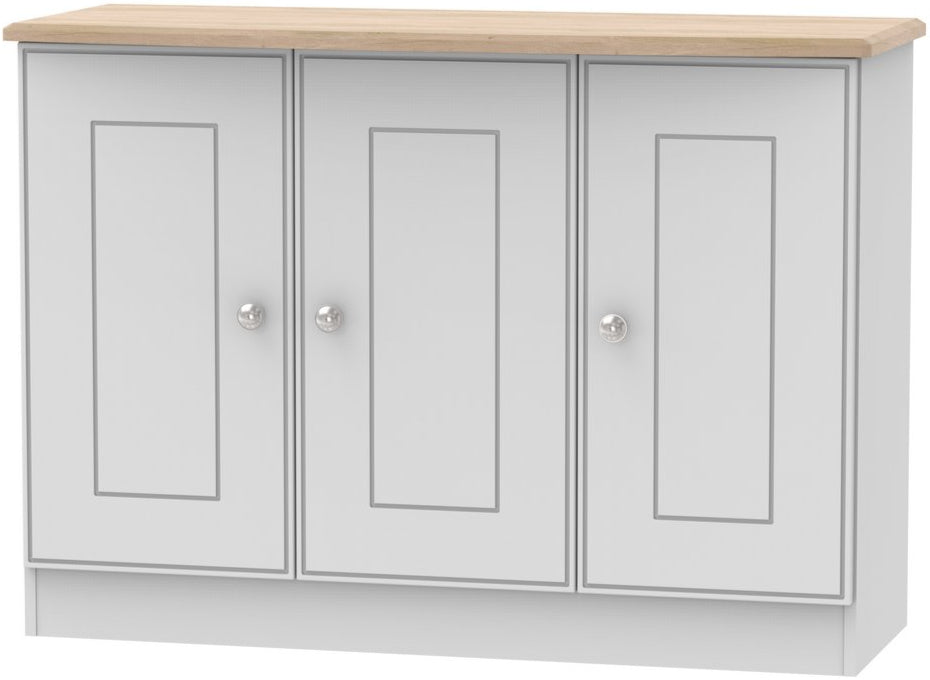 Victoria 3 Door Sideboard with Riviera Oak Top