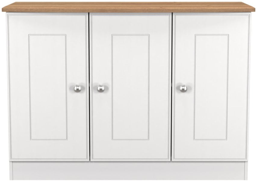 Victoria 3 Door Sideboard with Riviera Oak Top