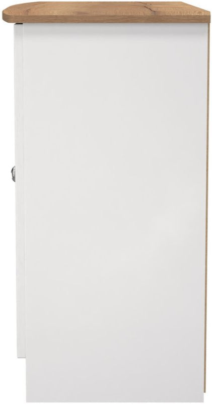 Victoria 3 Door Sideboard with Riviera Oak Top