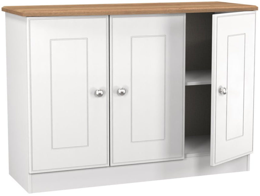 Victoria 3 Door Sideboard with Riviera Oak Top