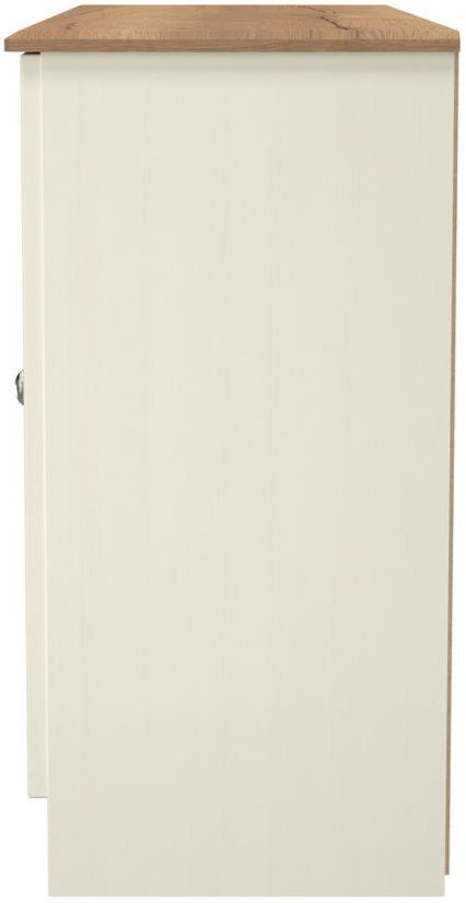 Victoria 2 Door 3 Drawer Sideboard with Riviera Oak Top