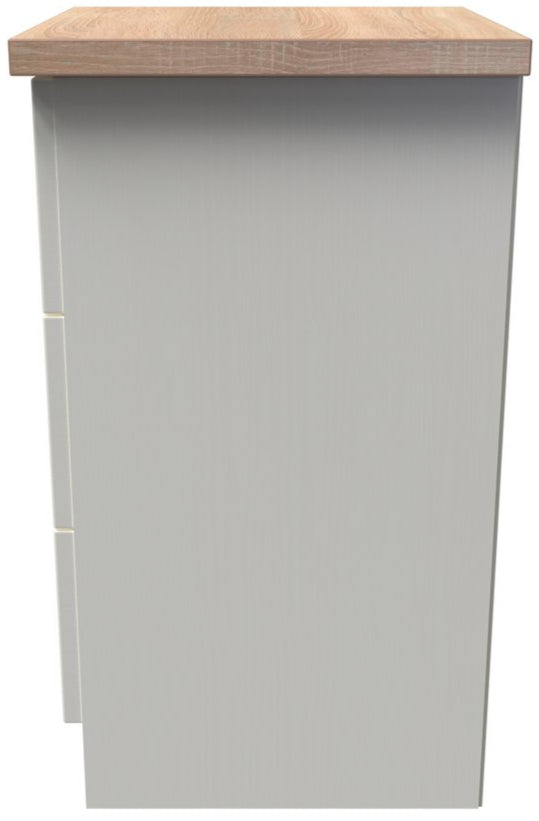 Vienna 3 Piece Bedroom Set with Oak Top