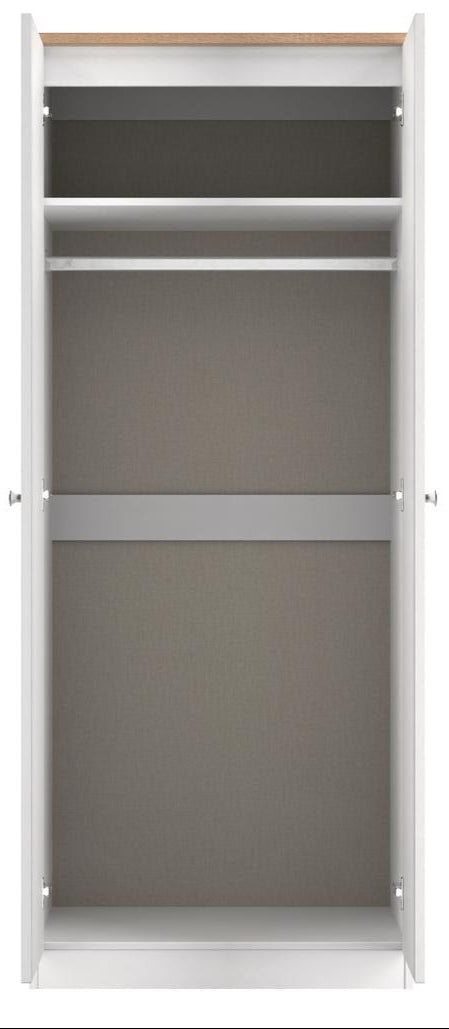 Vienna 3 Piece Bedroom Set with Oak Top