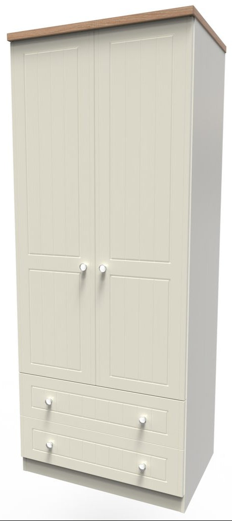 Vienna 5 Piece Bedroom Set with Oak Top