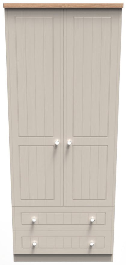 Vienna 5 Piece Bedroom Set with Oak Top