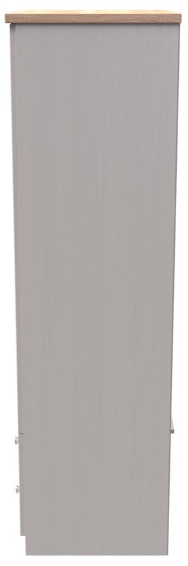 Vienna 5 Piece Bedroom Set with Oak Top