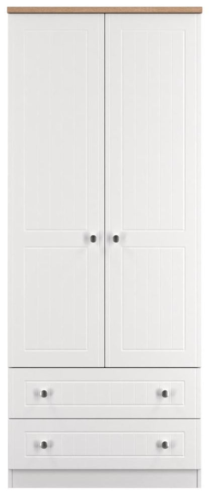 Vienna 5 Piece Bedroom Set with Oak Top