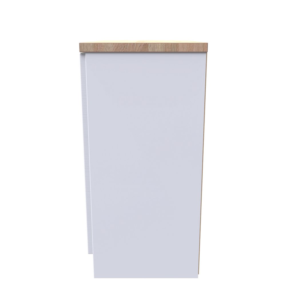 Vienna 2 Door Storage Unit with Oak Top