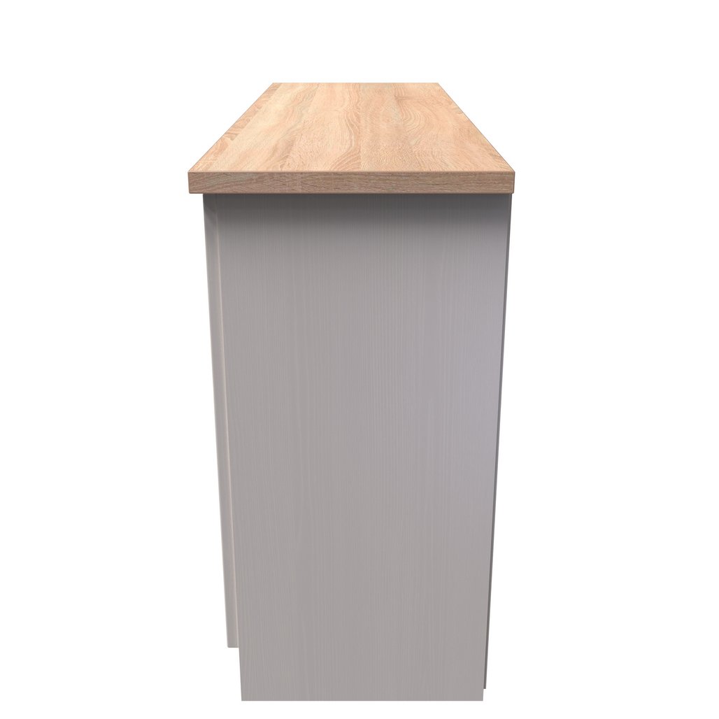 Vienna 2 Door 3 Drawer Sideboard with Oak Top