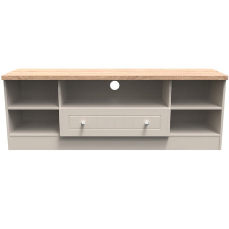 Vienna 1 Drawer Open Shelf Wide TV Unit