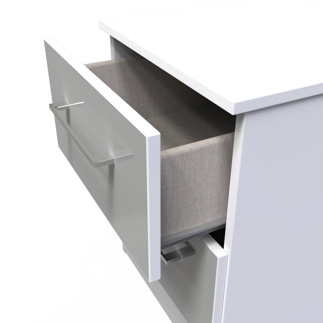 Worcester 2 Drawer Bedside Table