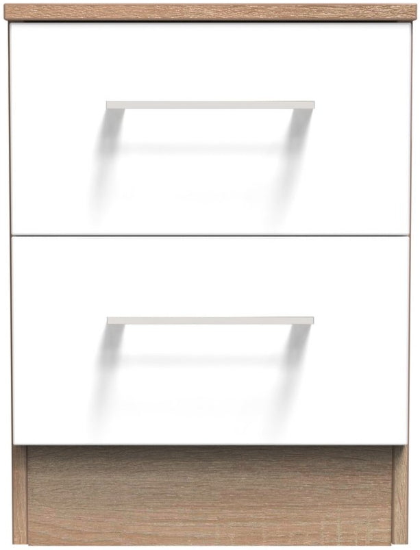 Worcester 2 Drawer Bedside Table