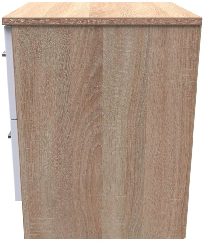 Worcester 2 Drawer Bedside Table