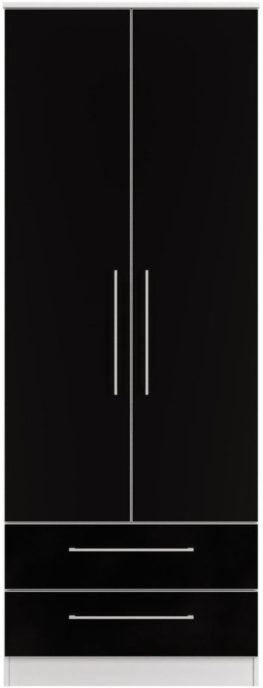 Worcester Tall 2 Drawer 2 Door Double Wardrobe