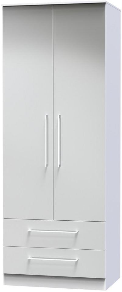 Worcester Tall 2 Drawer 2 Door Double Wardrobe