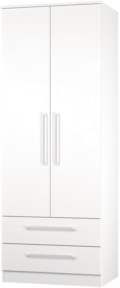 Worcester Tall 2 Drawer 2 Door Double Wardrobe
