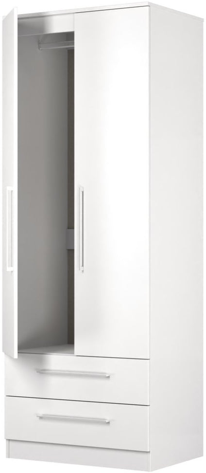 Worcester Tall 2 Drawer 2 Door Double Wardrobe