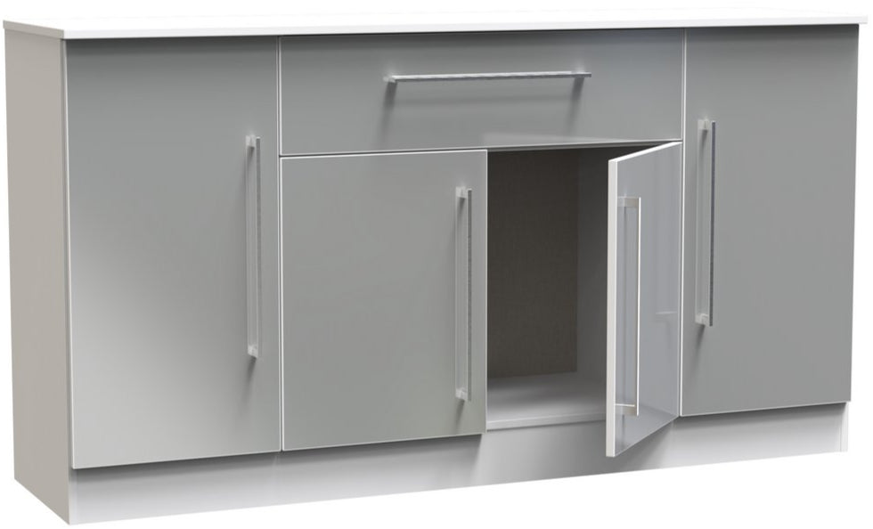 Worcester 4 Door 1 Drawer Wide Sideboard