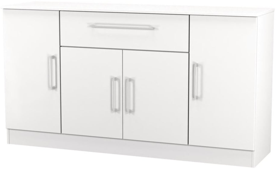 Worcester 4 Door 1 Drawer Wide Sideboard