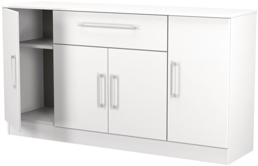 Worcester 4 Door 1 Drawer Wide Sideboard