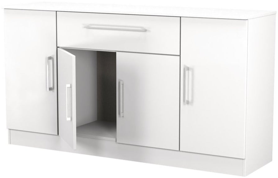 Worcester 4 Door 1 Drawer Wide Sideboard