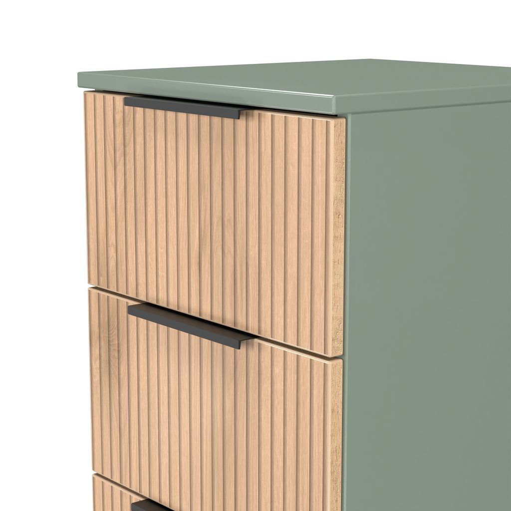 Java 5 Drawer Bedside Table