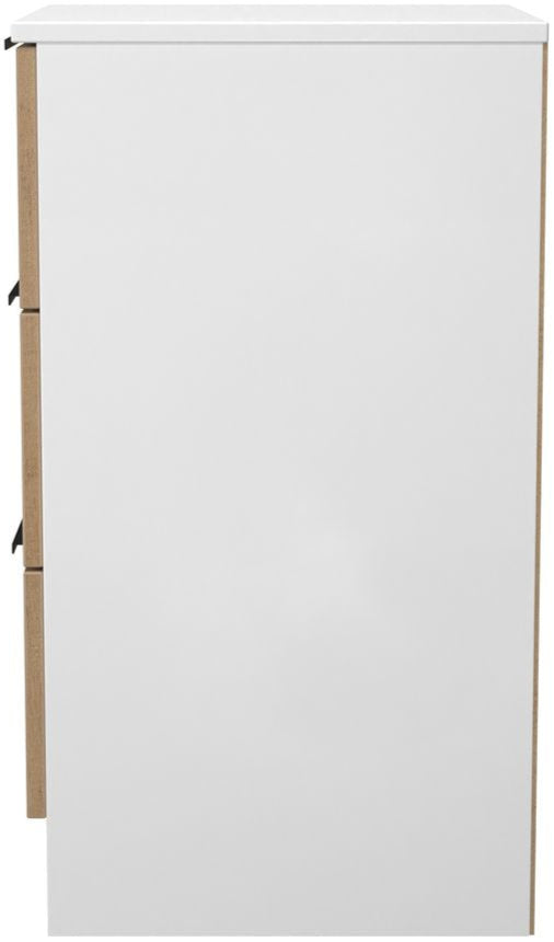 Java 3 Drawer Bedside Table