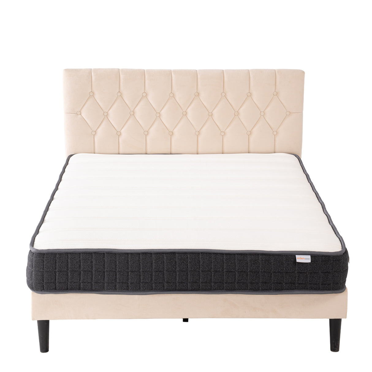 Essentials mattress available in 3ft Single and 4ft 6in Double sizes