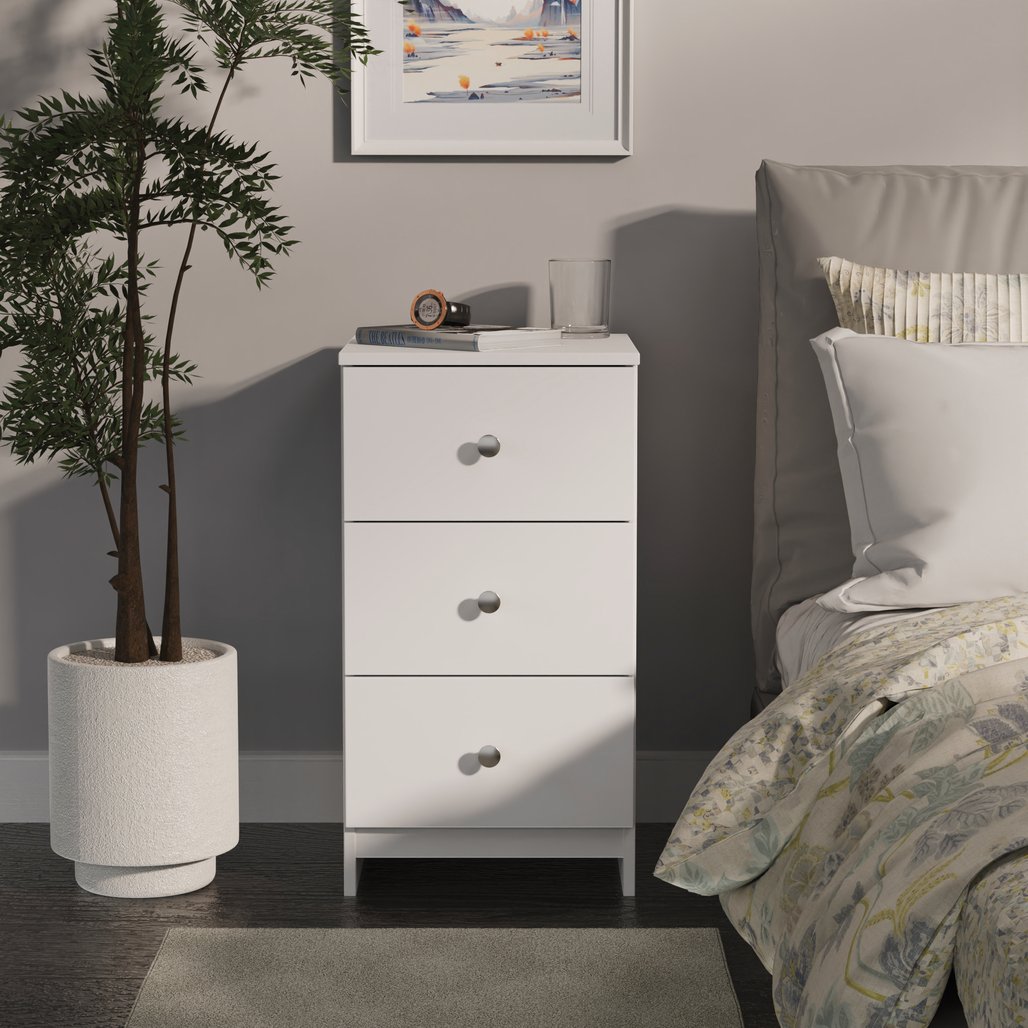 Yarmouth 3 Drawer Bedside Table