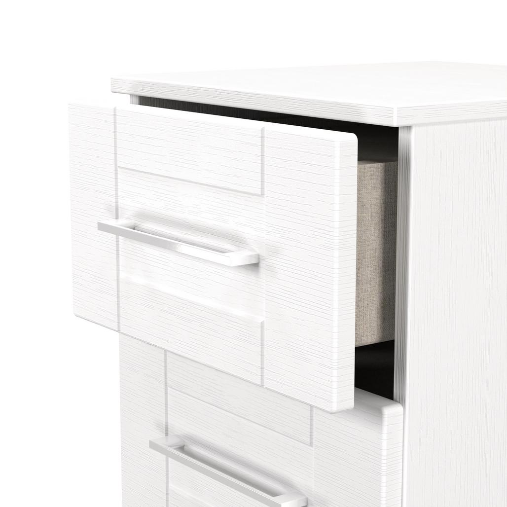 York 3 Drawer Bedside Table