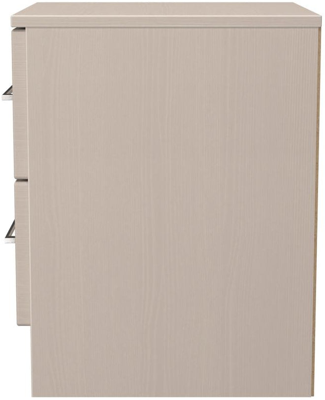 York 2 Drawer Bedside Table
