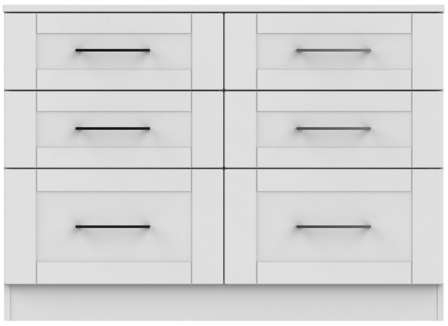 York 6 Drawer Midi Chest