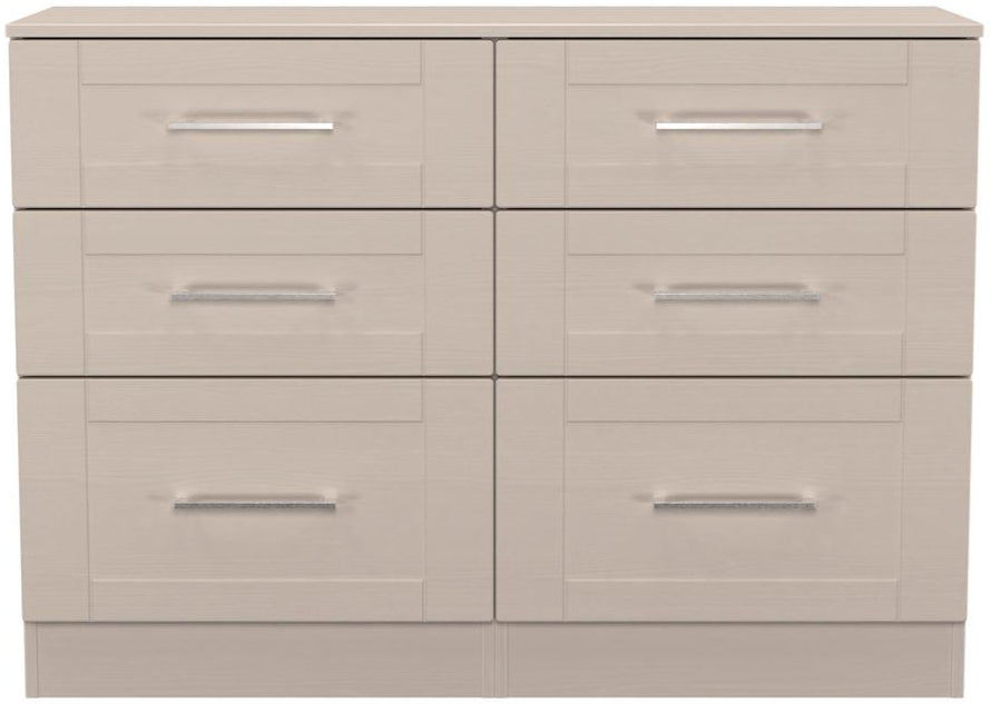 York 6 Drawer Midi Chest