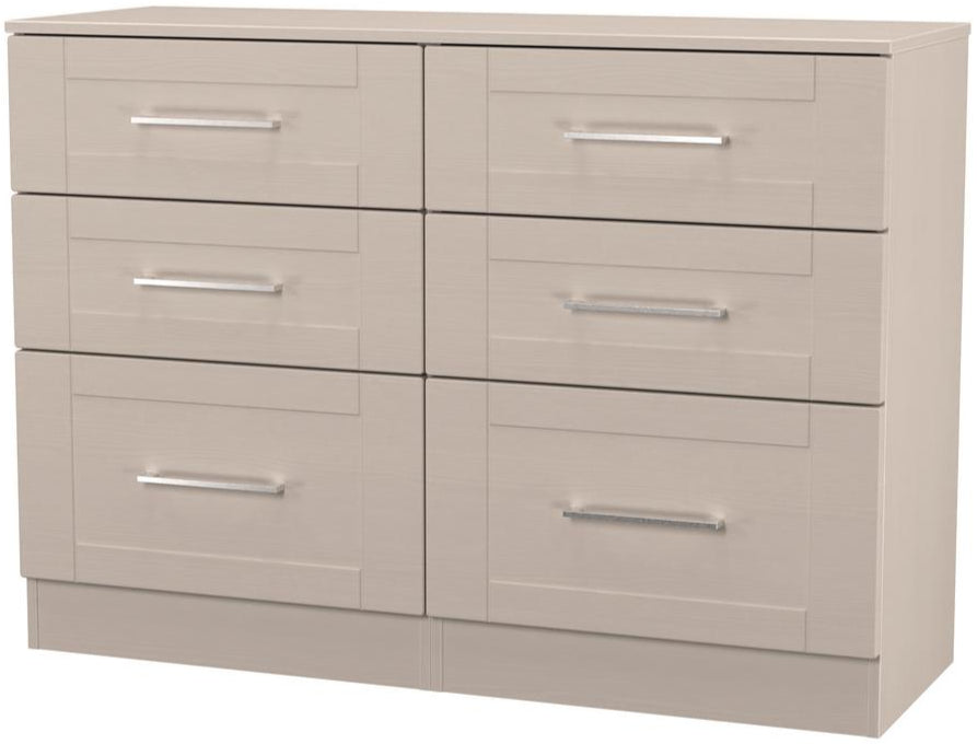 York 6 Drawer Midi Chest