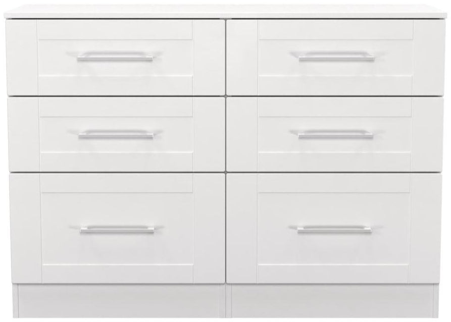 York 6 Drawer Midi Chest