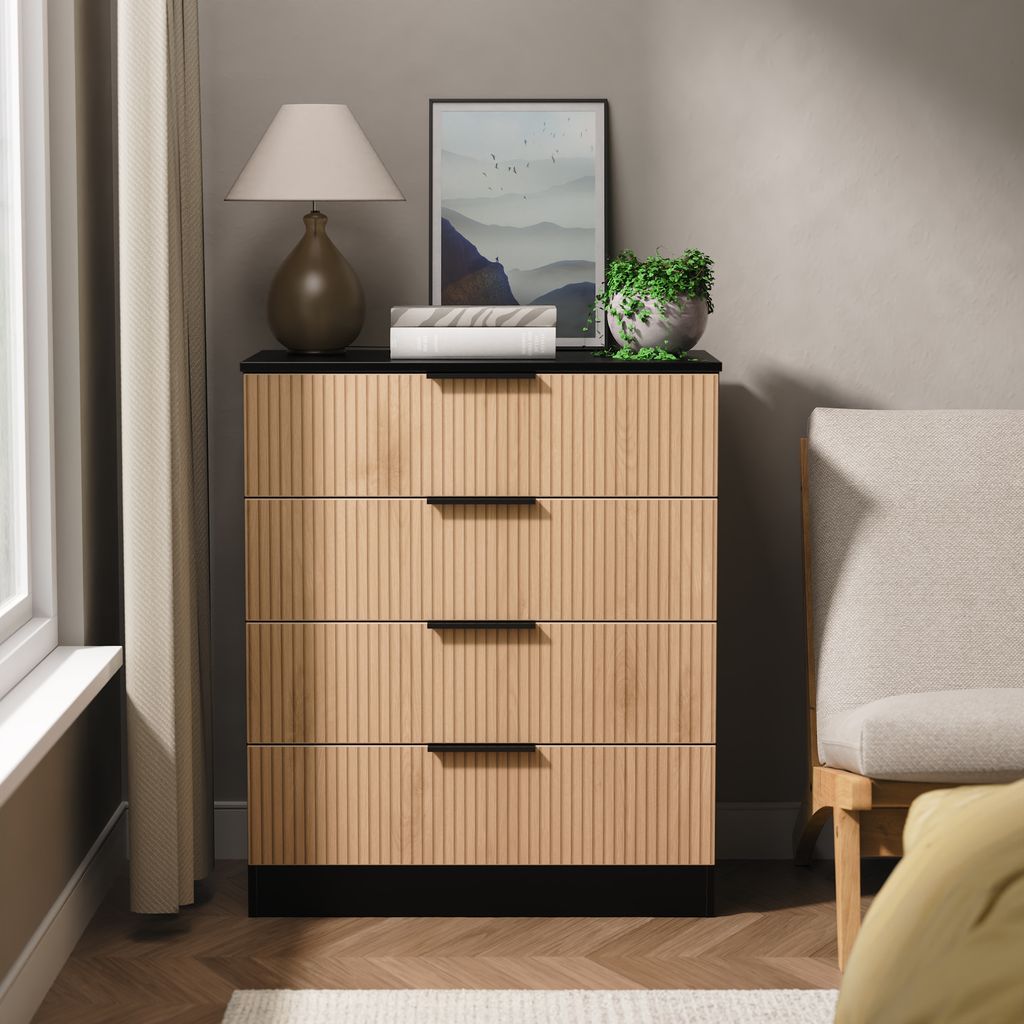 Java 4 Drawer Chest