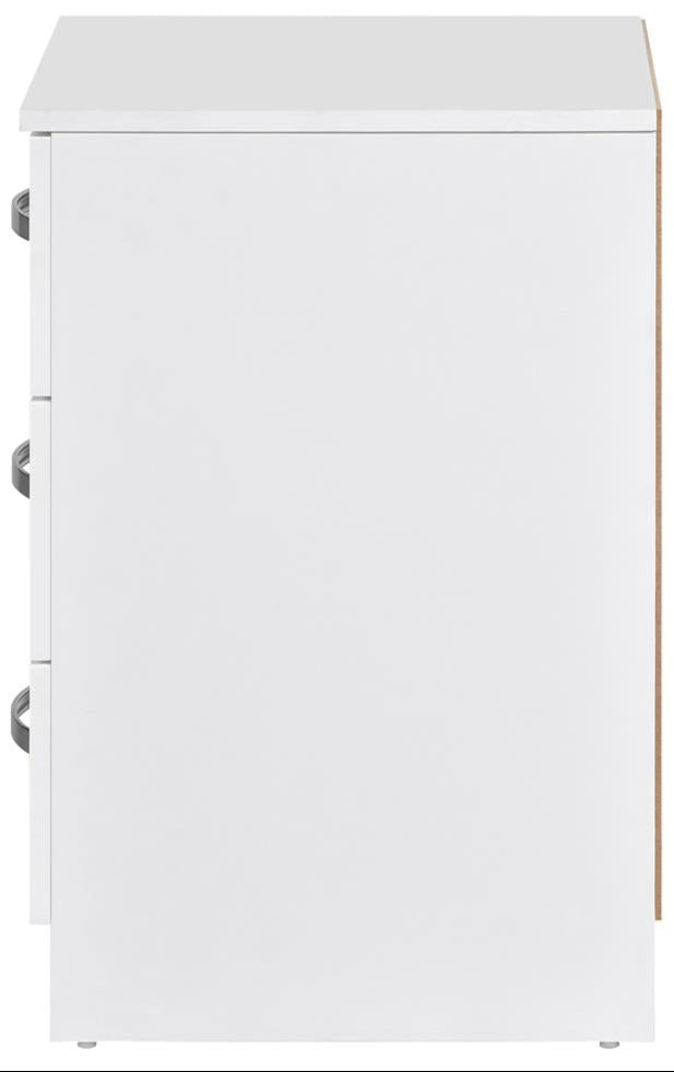 Paddington 3 Drawer Bedside Table