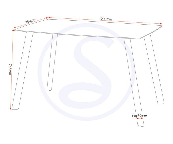 Abbey Clear Glass Dining Table Set with 4 Chairs - Seconique