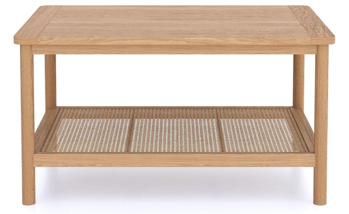 Cypress Open Shelf Rattan Coffee Table