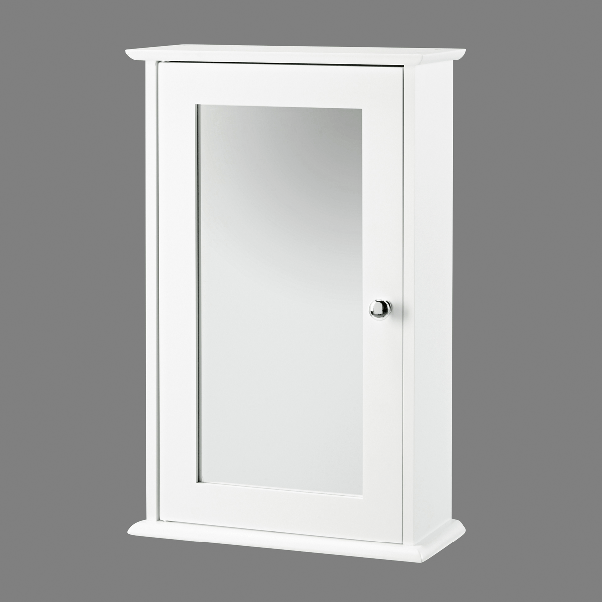 Alaska White Mirrored Wall Cabinet - LPD