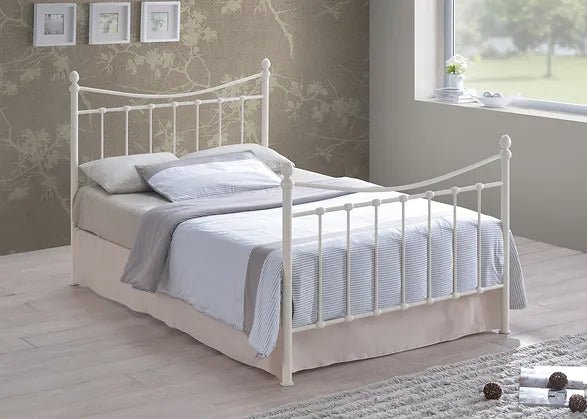 Alderley Metal High Foot End Bed Frame - Time Living
