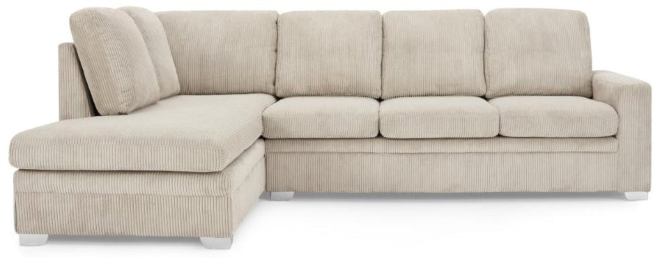 Allison Jumbo Cord Left Hand Corner Sofa - TGC
